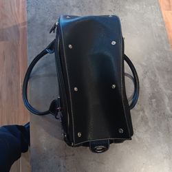 Small Pet Carry Bag Leather