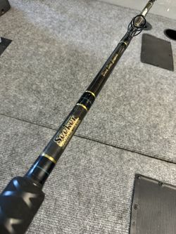 Seeker Black Steel Fishing Rod 