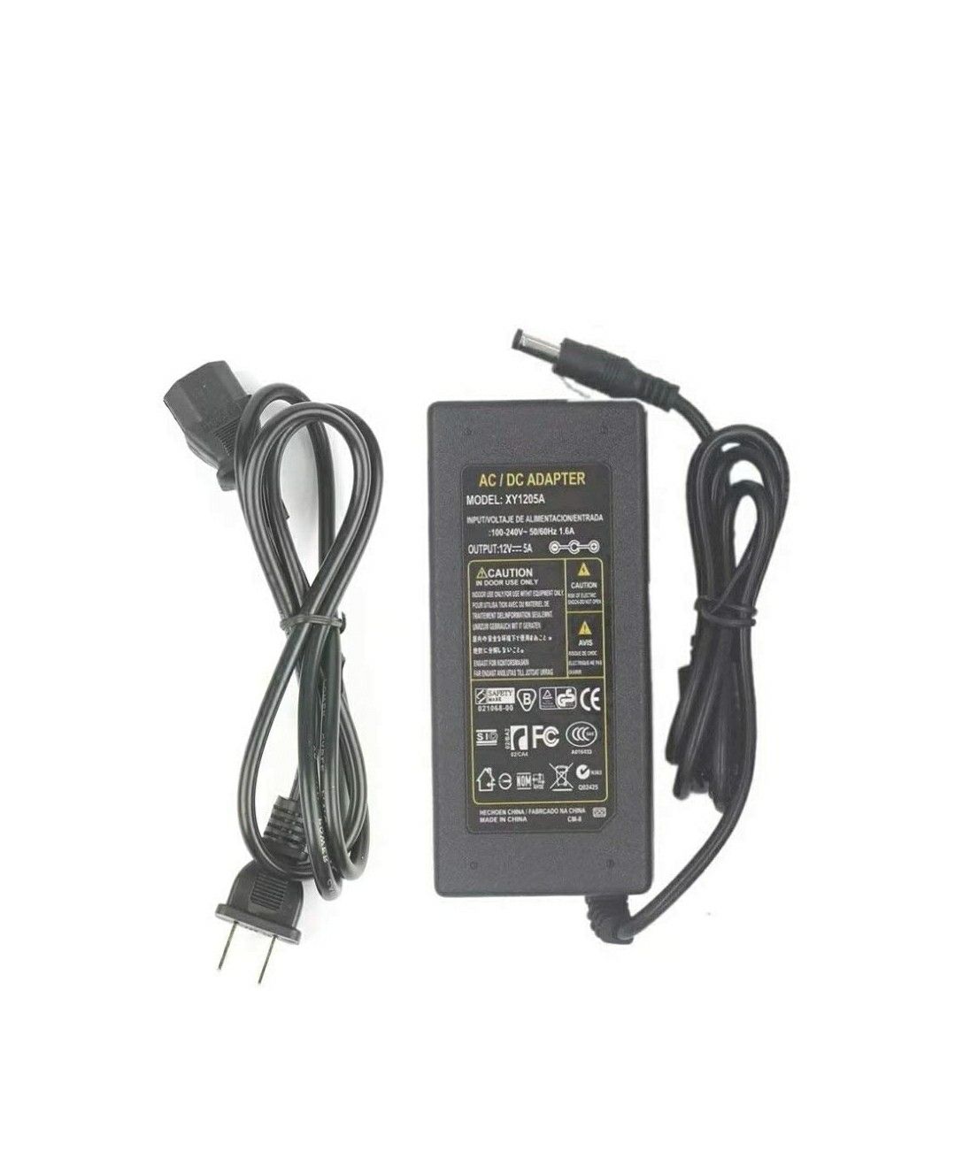 AC/DC ADAPTER (HXY-1250) 12V/ 5A/ 60W