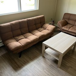 2 Sofas And Coffee Table