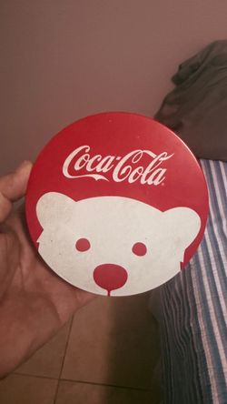 Coca-Cola Polar Bear Round Tin
