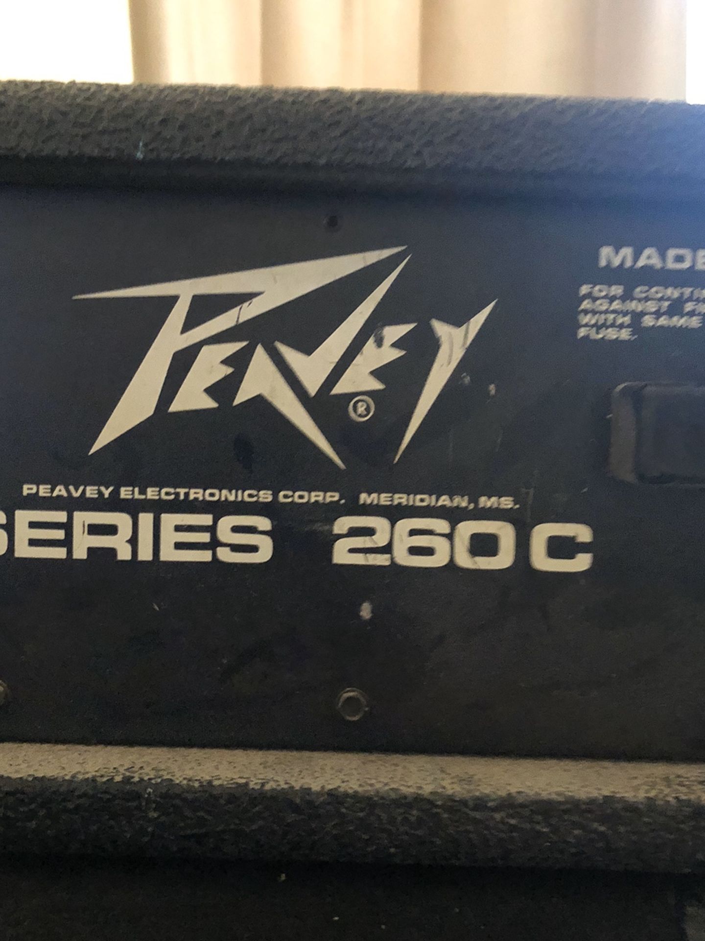 Vintage Peavey Series 260 C 130-Watt 4-Ohm 12-Decibel Audio Monitor