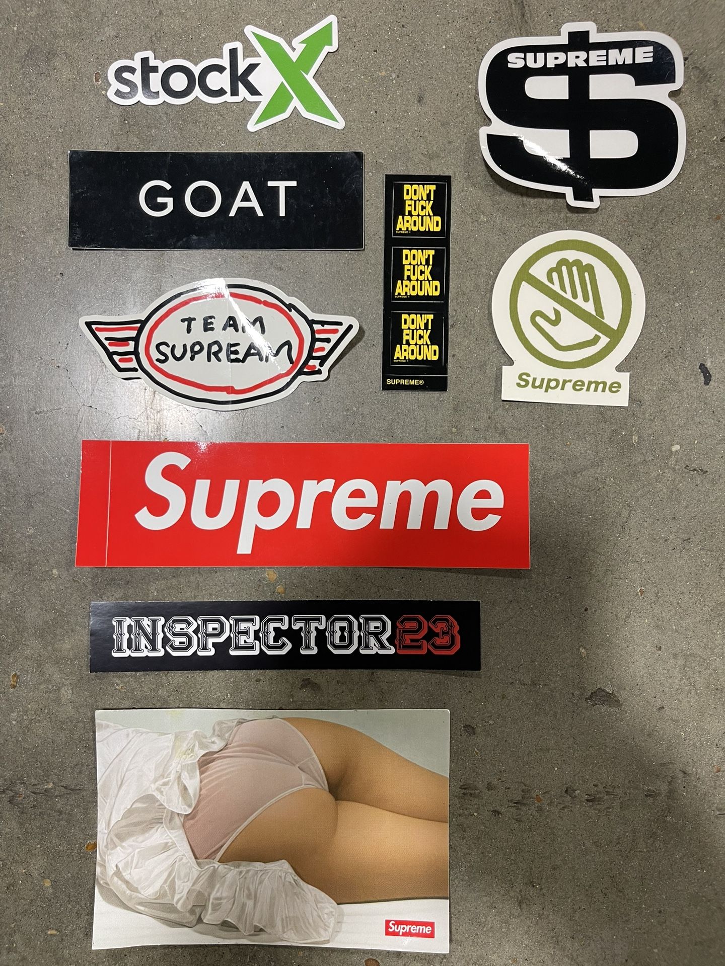 Supreme Stickers Goat stock x