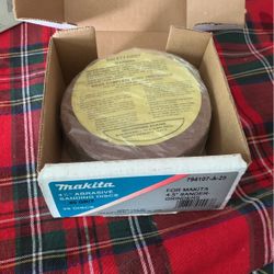 Makita 4 1/2” Abrasive Sanding Discs, 80 Grit, 25 Discs