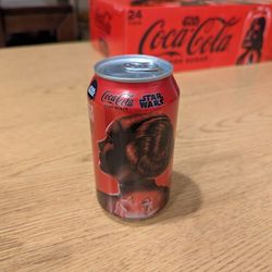Star Wars Coca Cola Coke Can Leia