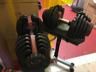 52.5 lbs Set of 2, Adjustable Dumbbell Set