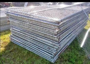 Temporary fence panels