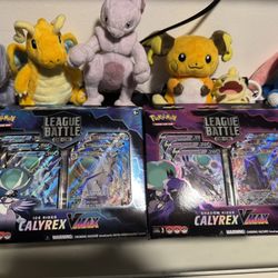 Pokémon Shadow Rider Calyrex Vmax & Ice Rider Calyrex Vmax League Battle Decks