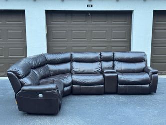 Sofa/Couch Sectional - Recliners - Leather - Delivery Available 🚛
