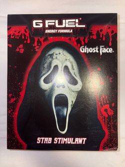 G FUEL Ghost Face Stab Stimulant Energy Formula box steel bottle brand new