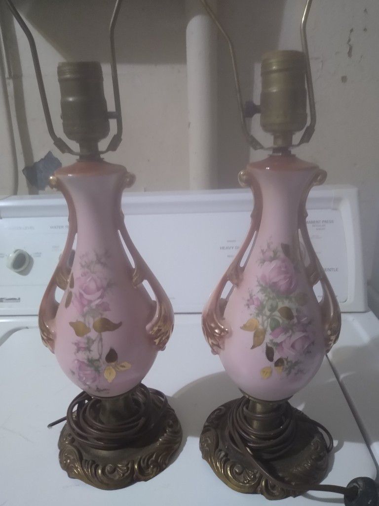 Two Antique Lamps. 