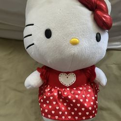 Big red valentine hello kitty sanrio plushies