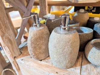 RIVER ROCK STONE DISPENSER