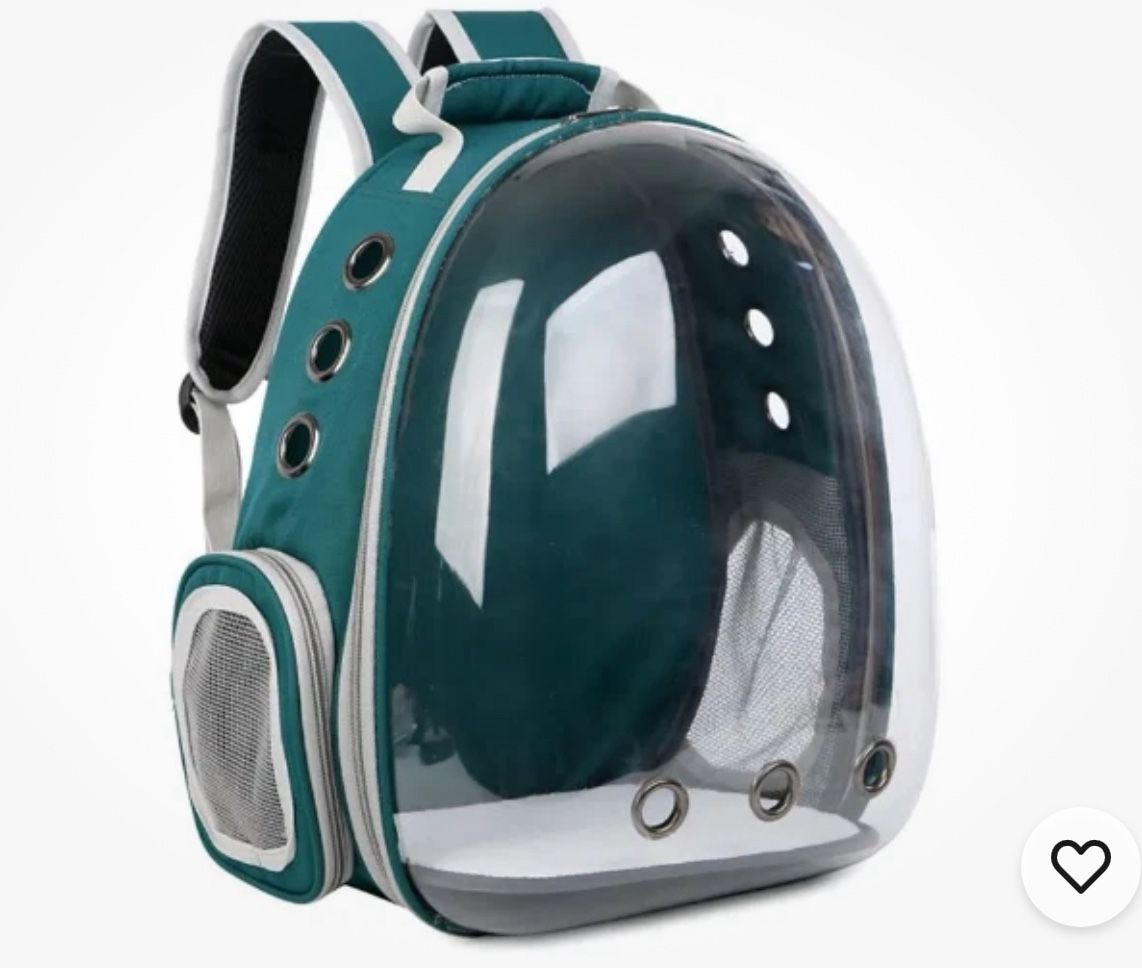 Green: Pet Black: Animal Carrier Backpacks,Transparent Space Capsule Bubble Pet Backpack Bag for Small Dogs Cats Airline Approved Travel Carrier