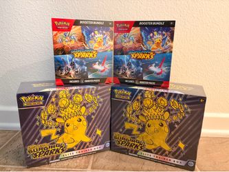 Pokemon TCG Surging Sparks ETB/Booster Bundle Lot