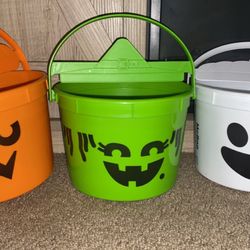 Set Of 3 2022 McDonald’s Halloween Pails 