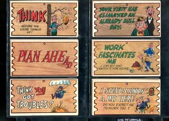 1959 Wacky Plaks by Topps Complete Set of 88 Cards in Binder