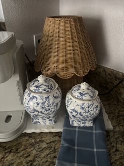 Wicker Lamp
