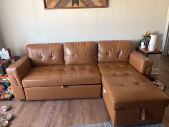 Couch faux leather