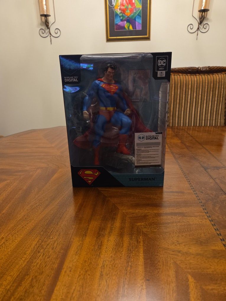 Mcfarlane Toys Digital DC Direct Jim Lee Superman 1:6 Scale 12"Figure Statue NIB