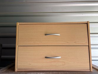 2-Drawer Wood Dresser Unit