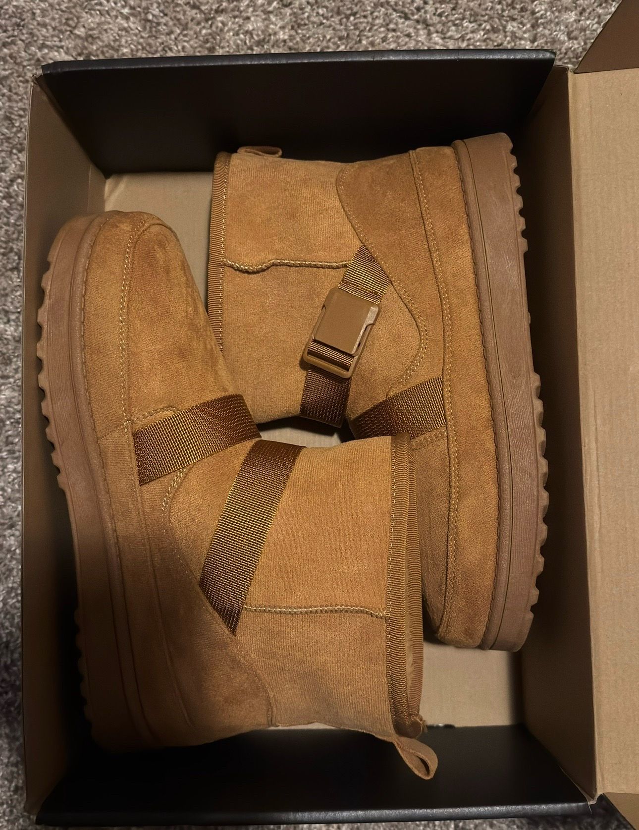 Mens fashion nova winter boots