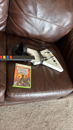 Guitar hero guitar and game