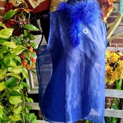 Love by Design Sleeveless Feather Top