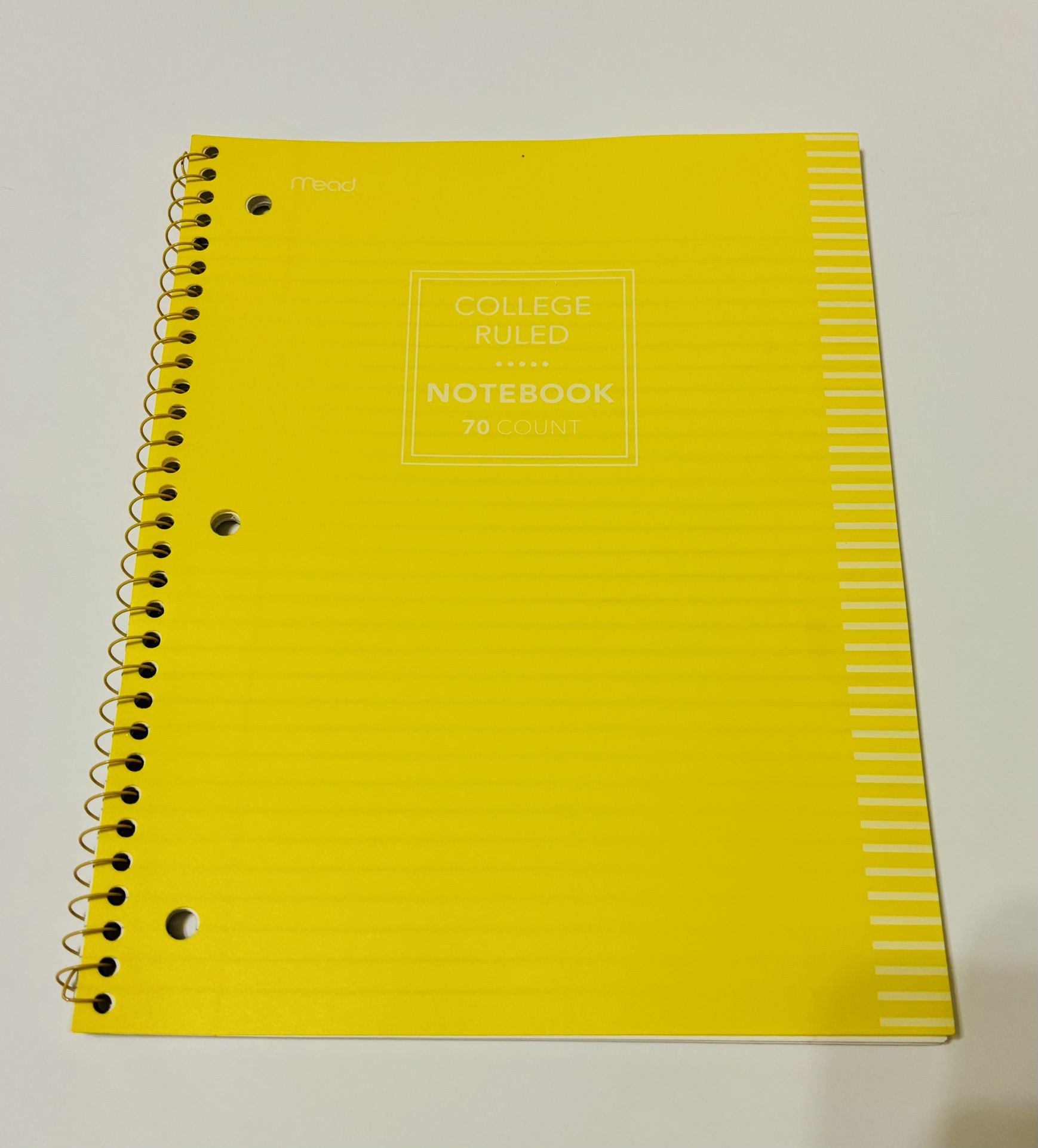 NEW Poly Notebook One Subject 8-1/2" x 11" College Ruled 70 pages