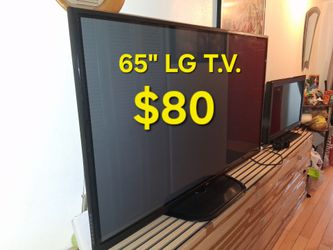 65" LG LED T.V.