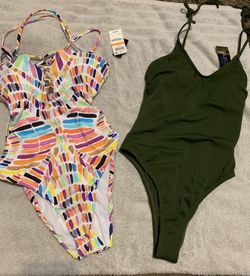 Size S one piece bathing suits NEW