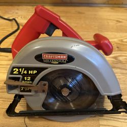 Craftsman 2 1/4 HP 12 Amp 7 1/4" Millennium Series Circular Saw