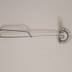 Stainless Steel Flat Spring Egg   Coil Whisk