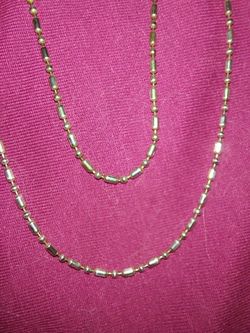 New Flexible Ball & Bead Chains/Necklaces / $19 FOR BOTH / Sterling Silver . Pickup Near Mall 205