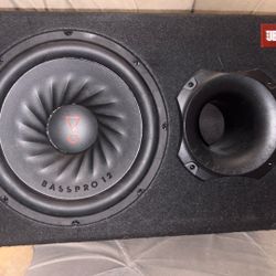 12 Inch JBL subwoofer with an Preinstalled Amplifier 
