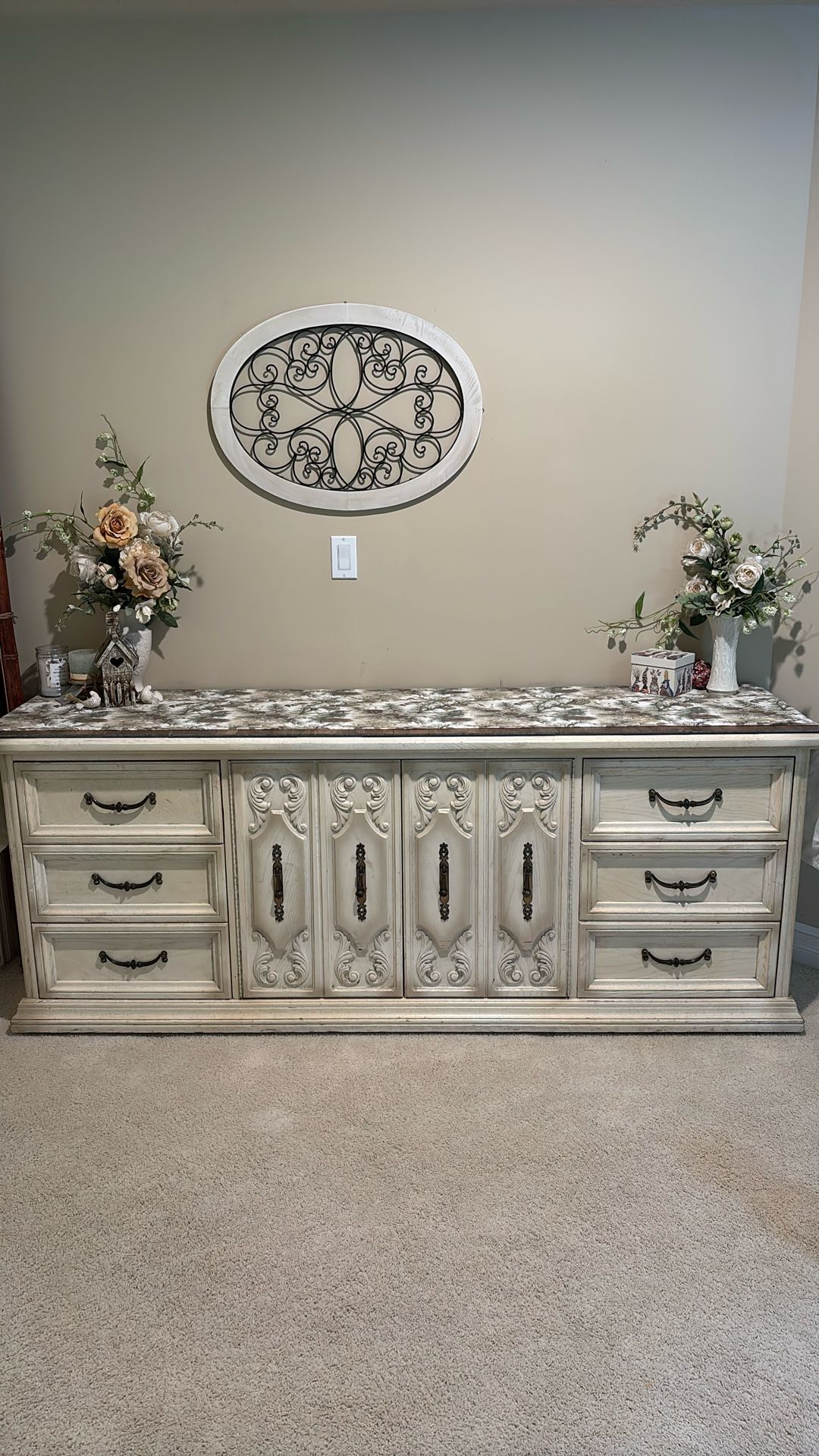 Solid Wood Vintage French Provincial
