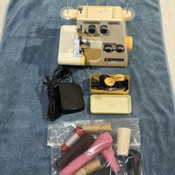 Viking Huskylock 340D Serger Machine + Accessories  