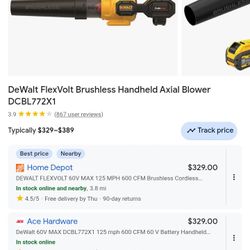 DeWalt 60v Leaf Blower