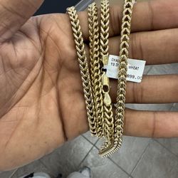 Brand New Gold Franco Chain