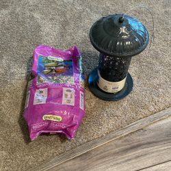 Bird Feeder And Seed