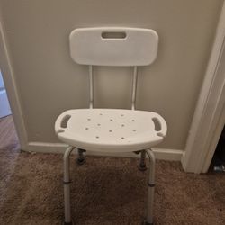 White Shower Chair