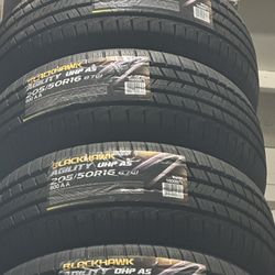 New Tires 205/50/16 With Installation Firm Price,,,