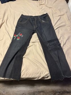 baggy flared jeans