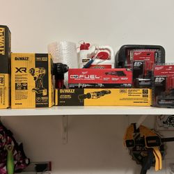 Milwaukee Dewalt Tools Brand New Ratchet , Impact Drill , Multi Tool 