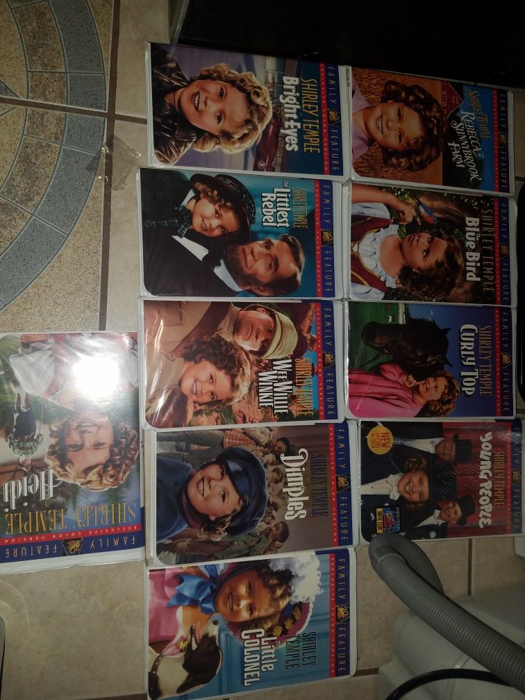 SHIRLEY TEMPLE VHS MOVIES