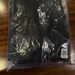 Black Monochrome Denim Tears Hoodie