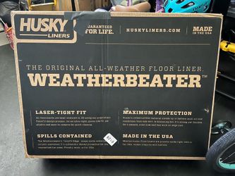 Husky Weatherbeater Floor Liners - Front and Second Row (for ‘24-‘26 Toyota Grand Highlander or Lexus TX)