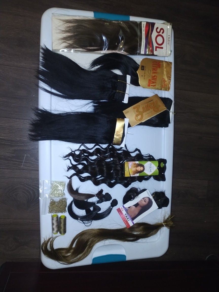 New 18 PCs 100% real Human Hair Extensions