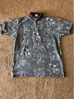 Men’s Disney Mickey Mouse All Over Print Golf Polo