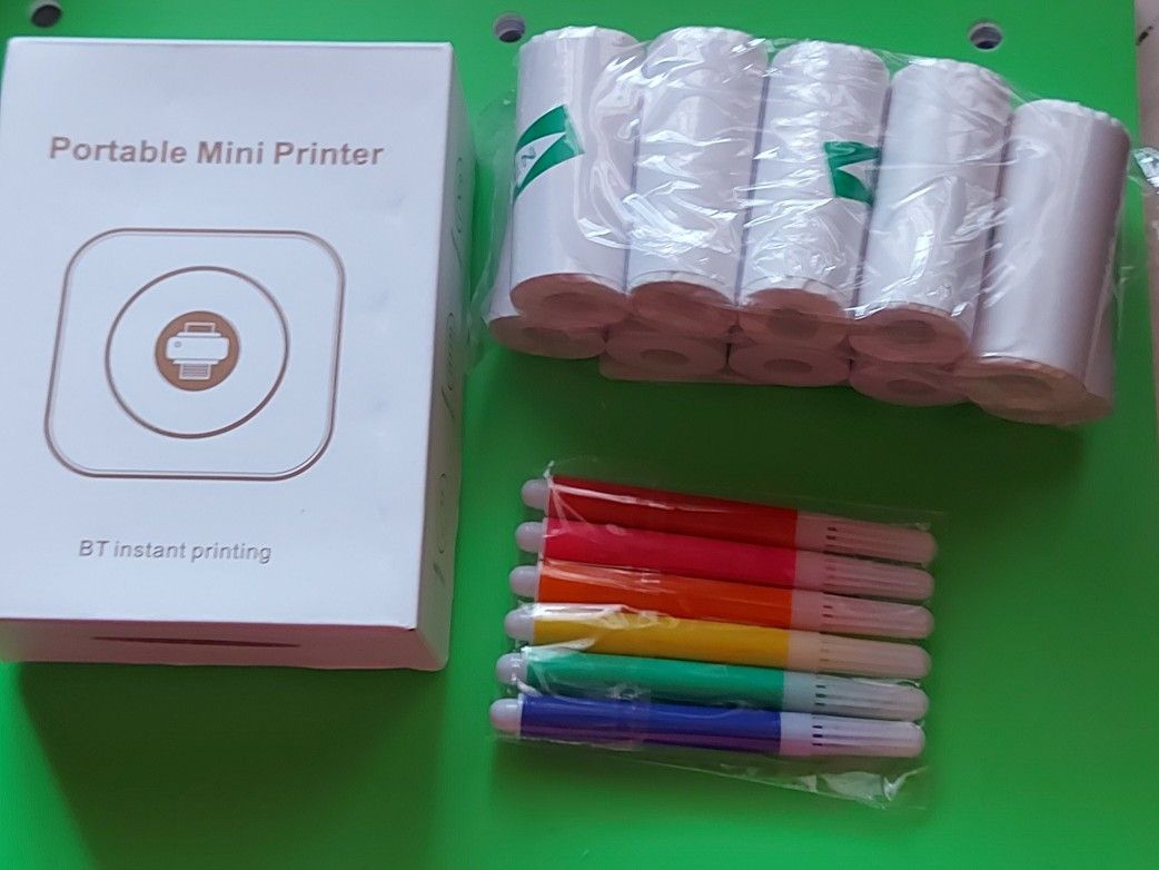 Portable Mini Printer, Good Condition, Not Used. $ 32.00